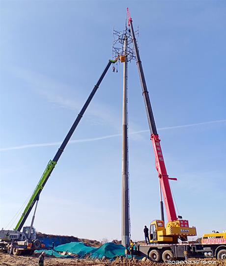 洛陽(yáng)吊車(chē)出租-施工案例